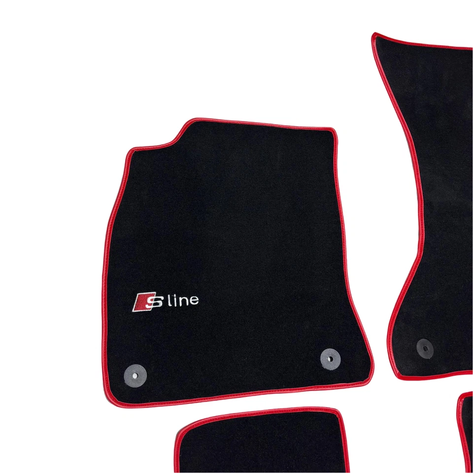 Alfombrillas de terciopelo de lujo para Audi A1 — ajuste personalizado, interior premium Foto 4 de 4