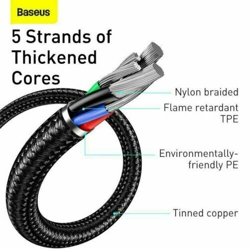 66W Charger Data Line For HuaWei Samsung USB To Type C 5A Fast Charging Cable - Picture 10 of 14