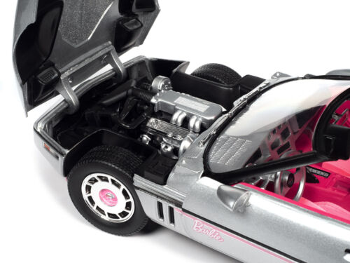 1986 Chevrolet Corvette Convertible Silver Metallic with Pink Interior "Barbie" - Picture 2 of 5