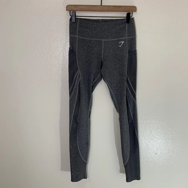 gymshark dry mesh detail logo leggings