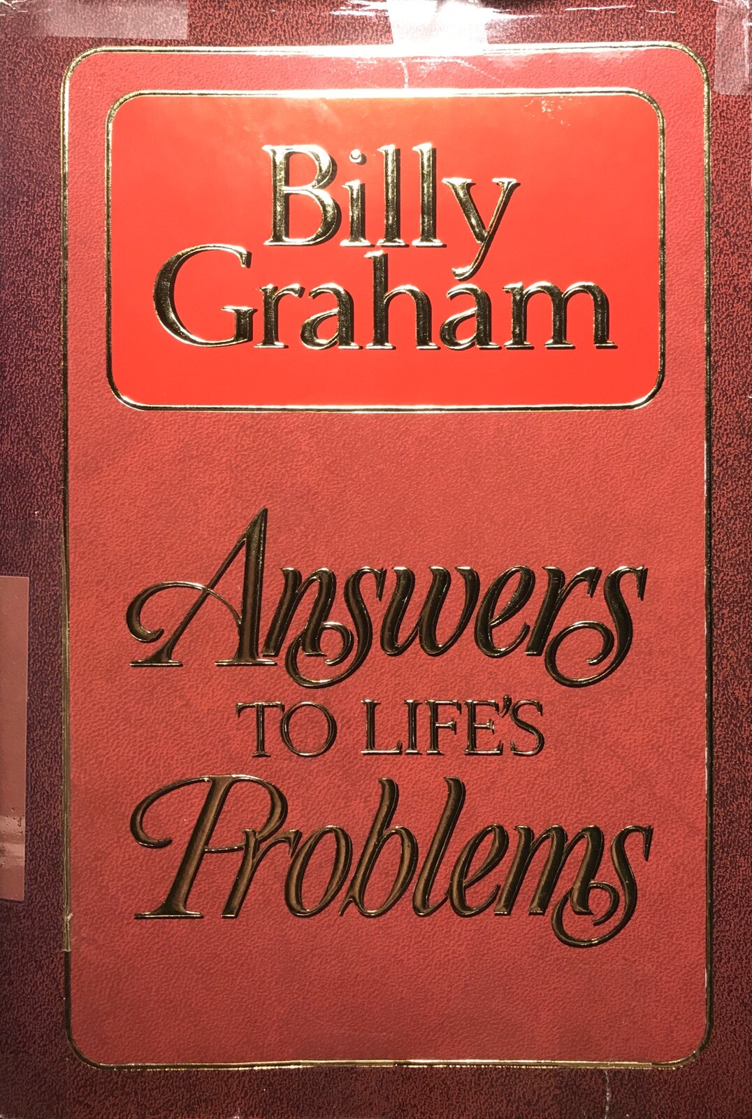 Answers to Life's Problems by Billy Graham (1988, Hardcover) Like New ...