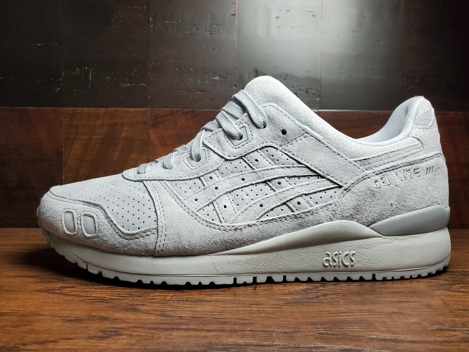 Visión general Dictadura desayuno Asics Gel Lyte 3 III OG 30th Anniversary Piedmont Grey Suede 1201A050-020  Mens | eBay