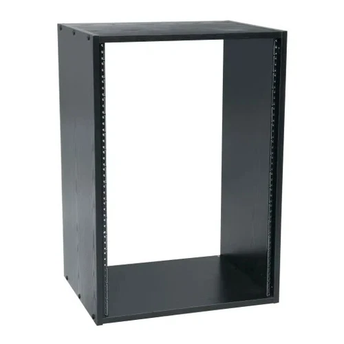 Middle Atlantic BRK16 - 16RU, 18-Inch Deep Studio Rack, Black Laminate