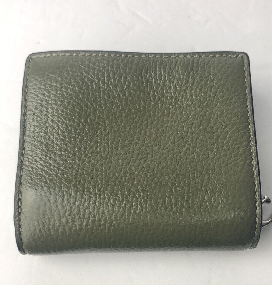 Coach Designer Button Snap Wallet Pebble Leather … - image 3