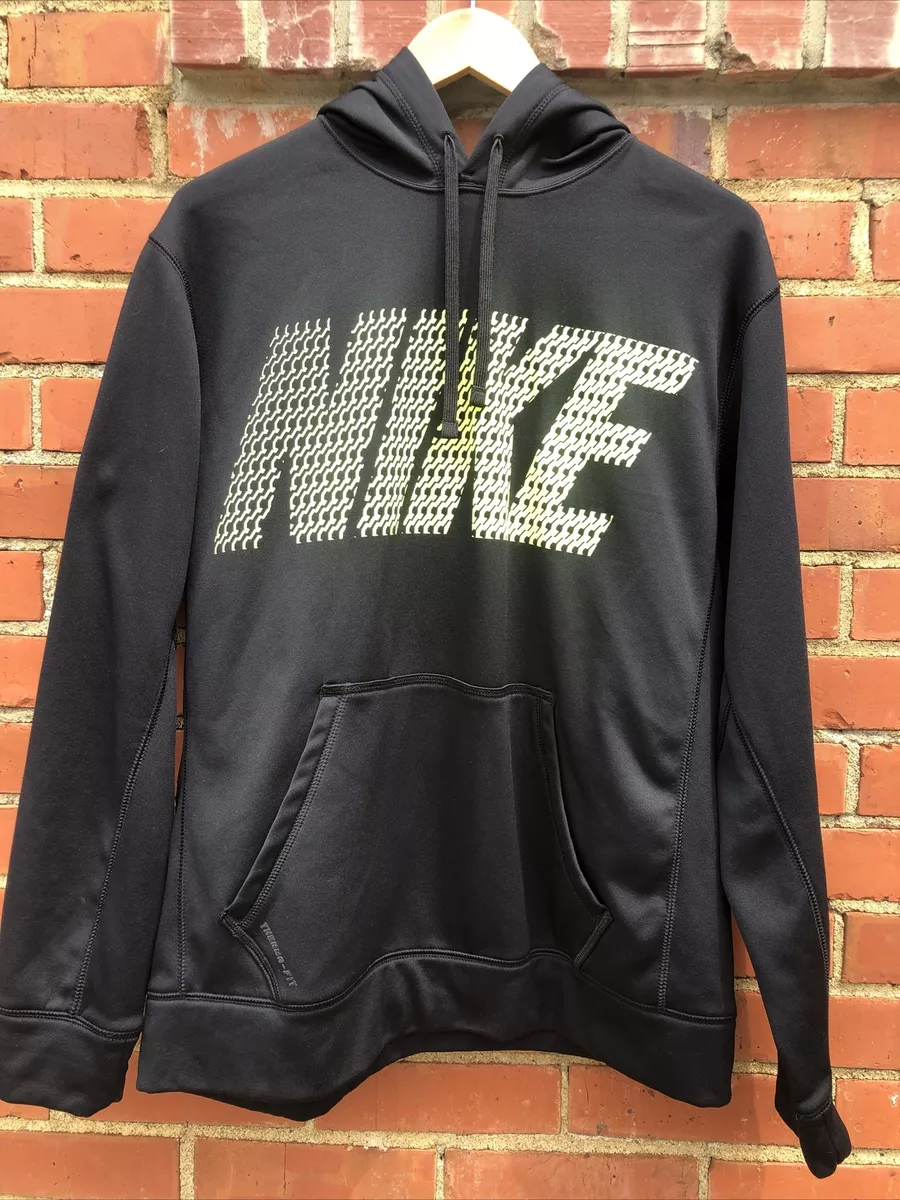 Black nike hoodie with yellow logo new arrivals