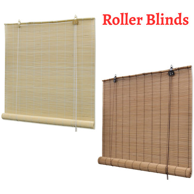 Rollos Bambus Tag Nacht Fenster Sonnenschutz Gardine Sichtschutz vidaXL