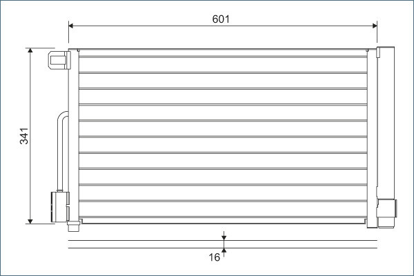 818193 VALEO Condenser, air conditioning for ALFA ROMEO,CITROËN,FIAT,OPEL,PEUGEO
