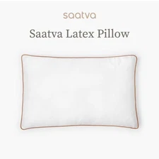 Lot Of 2 Saatva Latex Pillow Queen 18 X 28 Inches High Loft Brand New In Package
