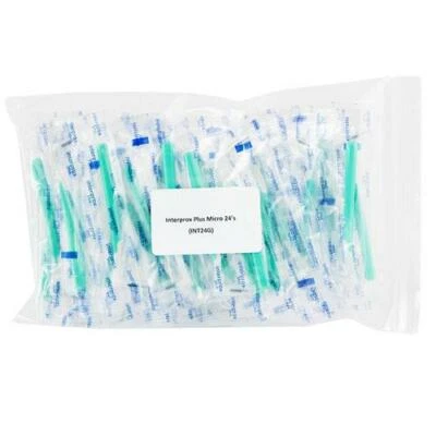 Interprox Plus Micro Interproximal Brushes Green - 0.56mm - 1 Pack Of 24