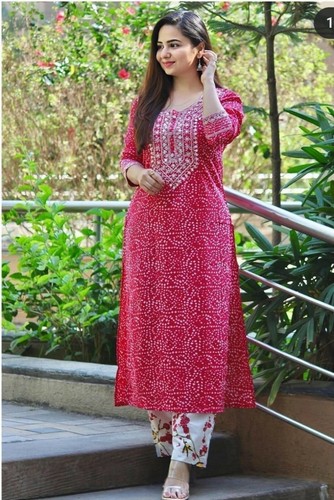 Diwali Gift Dress For Women Kurti Pant 