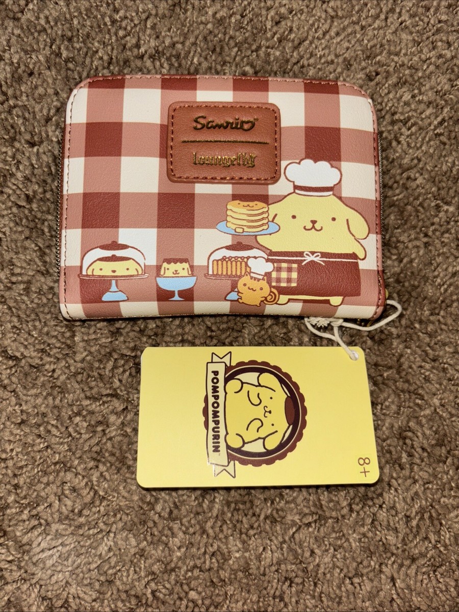 Loungefly Pompompurin Bakery Gingham Mini Backpack & Wallet  display picture 3