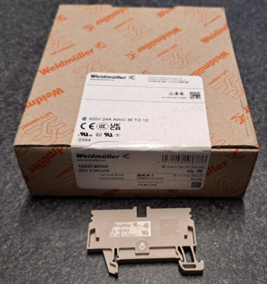 Weidmuller ZDU 2.5N/4AN 1933740000 Reihenklemme 50pcs. pack
