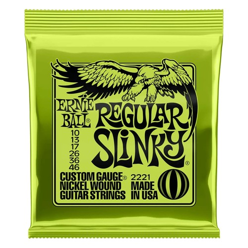 2 x Ernie Ball Regular Slinky Electric Guitar Strings 10-46 Guage 2 Packs - Picture 2 of 6