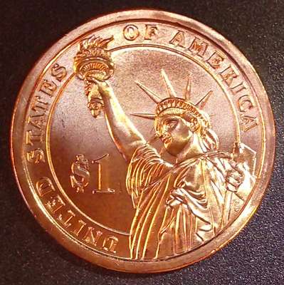 2010-D JAMES BUCHANAN Presidential $1 Dollar Coin 15th President