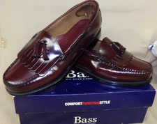GH Bass & Co Weejuns Layton Loafers Burgandy Dress Shoes Men's Size 11.5 - 5E