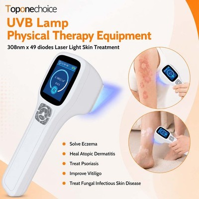 308nm Excimer UVB Phototherapy Device for Home Use Handheld Skin Care 49 Diodes