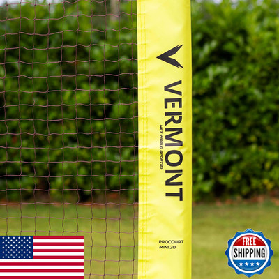 Vermont Procourt Mini Replacement Net Tennis Badminton Combi Net Net Only 10Ft