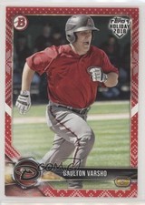 2018 Topps Holiday Bowman Red Holiday Sweater 1/10 Daulton Varsho #TH-DV fm0