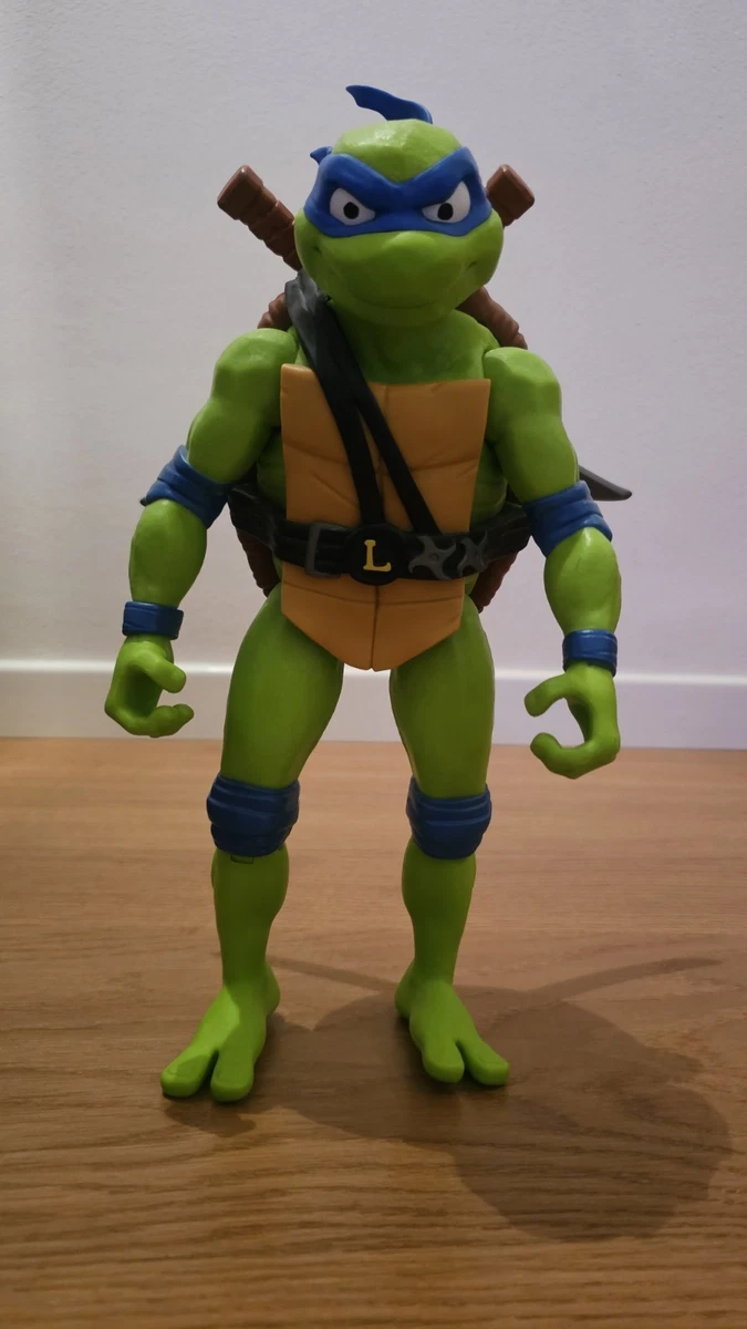 Statuetta Gigante Leonardo Tartarughe Ninja Playmates – 30,5 Cm, Articolata, Con Katane, Edizione Retrò 1989