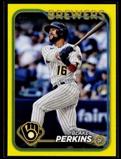 2024 Topps #663 Blake Perkins Yellow