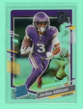 2023 Panini Clearly Donruss Jordan Addison #70 Rated Rookie RC