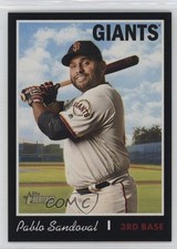 2019 Topps Heritage Black /50 Pablo Sandoval #276 1q5k