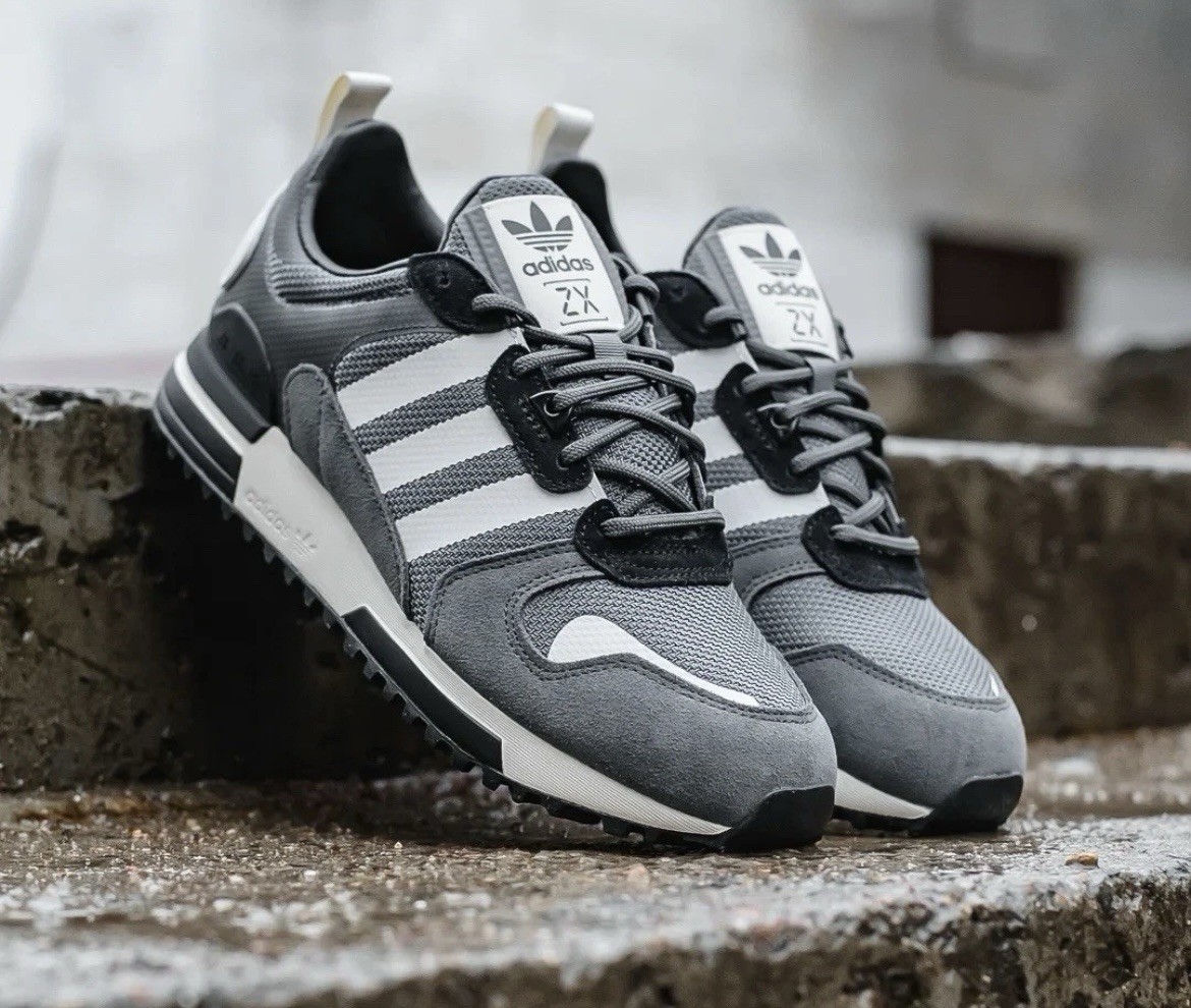 Adidas Original ZX 700 HD Men's Running Shoe Athletic Sneaker Gray