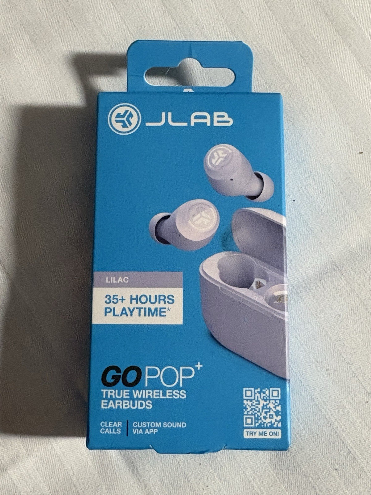JLab GO POP + True Wireless In-Ear Headphones - Lilac Purple