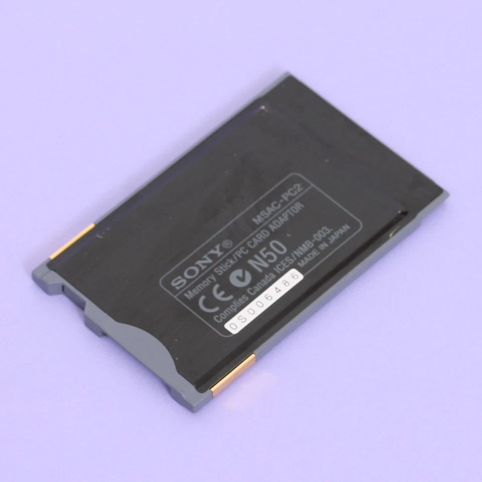 Genuine Sony PCMCIA PC Card to Memory Stick MS Adapter Reader Writer [MSAC-PC2] - Image 2 of 3