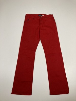 ARMANI BOOTCUT Jeans - W29 L30 - Rot - Top Zustand - Damen