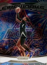 2024 Panini WNBA Prizm Firework A’ja Wilson Las Vegas Aces #2 