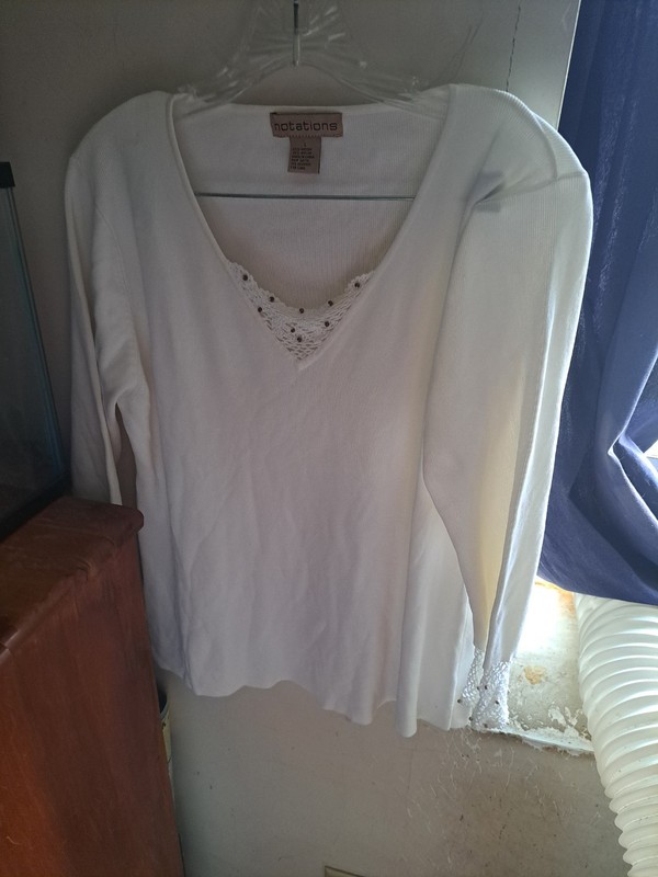 White Notations Shirt