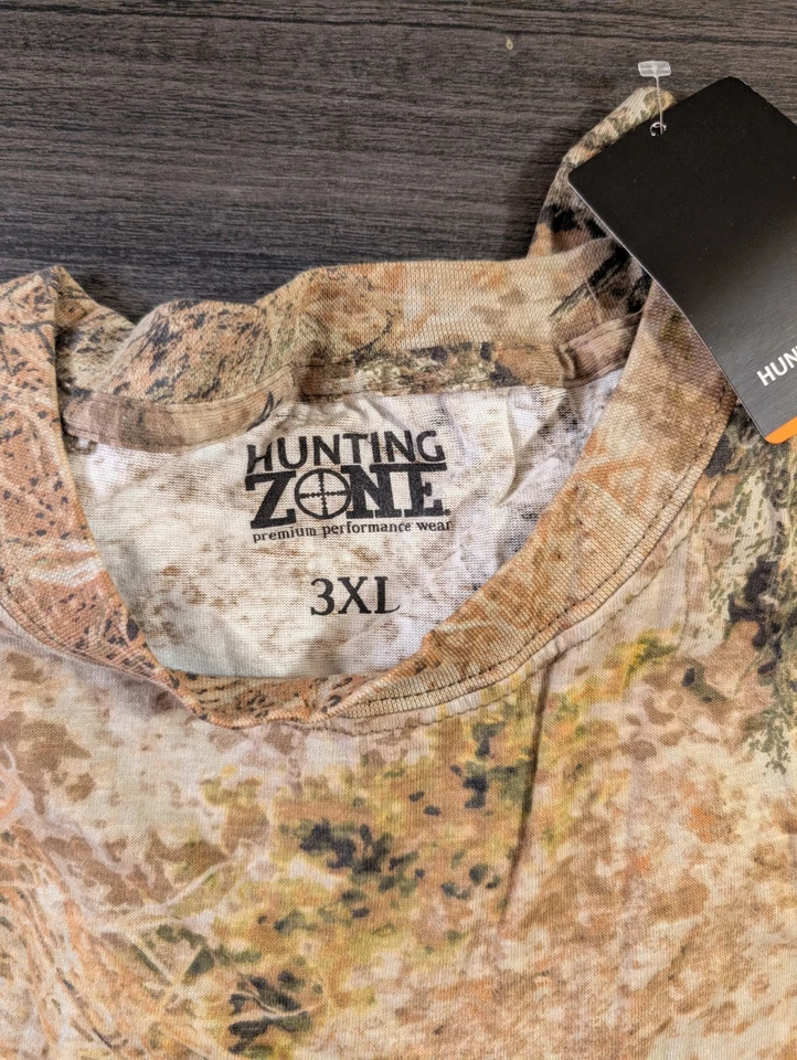 Hunting Zone Men's 3XL Camo T-Shirt - Cabela's Zonz Woodland -New With Tags - Image 2 of 4
