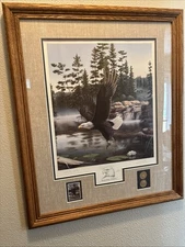 “BOUNDARY WATERS” Eagle 1990 Limited And Collector’s Edition By Leo Stans Signed