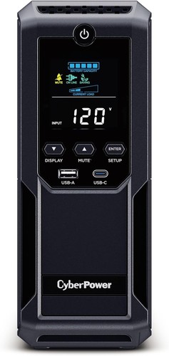 CyberPower BRG1500AVRLCD2-R Intelligent LCD UPS,12 Outlets-Certified Refurbished