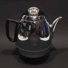 GE General Electric Potbelly Percolator Vintage Coffee Maker Electric