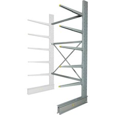 Global Industrial Single Sided Heavy Duty Cantilever Add-On Rack 72"Wx50"Dx120"H