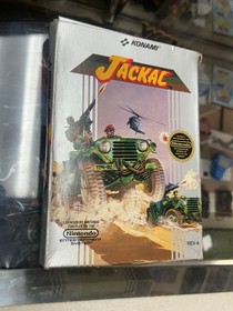 ****Jackal (Nintendo NES, 1988)  Box. Game. Sleeve Konami Industry Co. Japan****