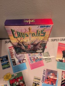 Crystalis NES Complete in Box CIB SNK w/ Poster Insert Sleeve