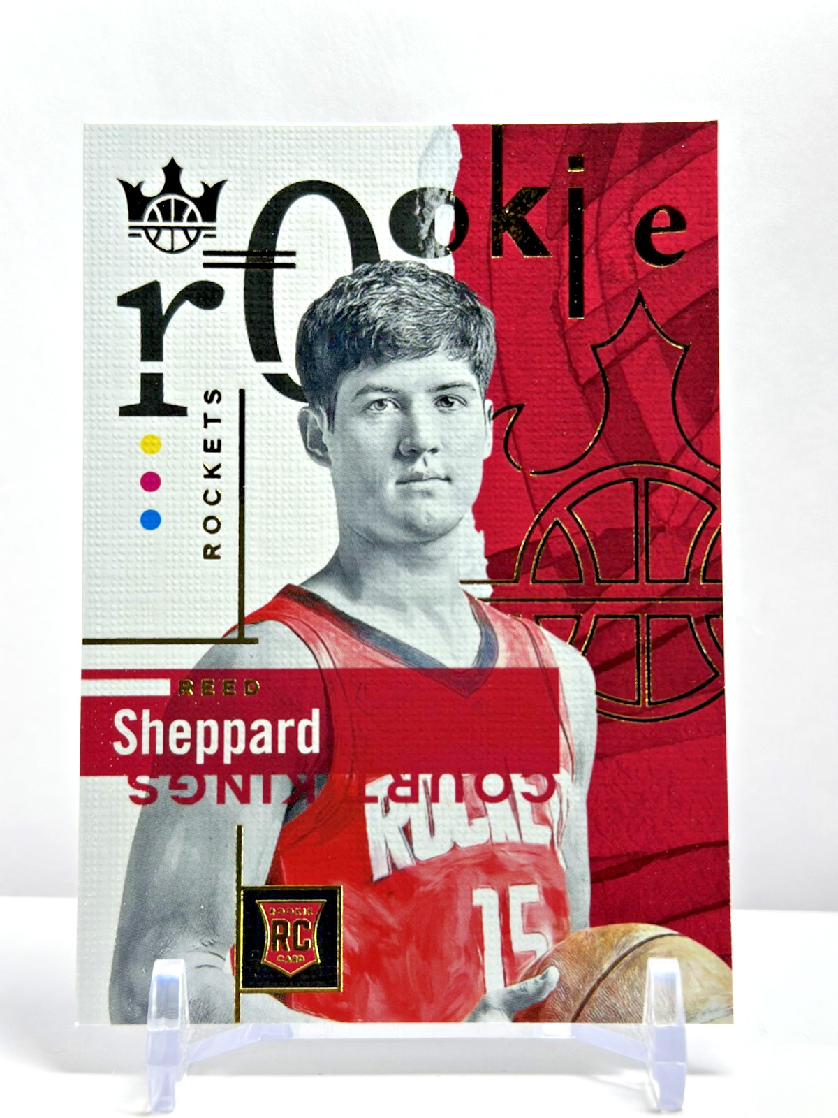 2024 Panini Court Kings Rookie Level One Reed Sheppard Houston Rockets No. 119