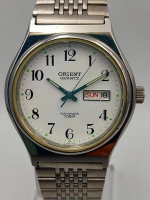Orient Swimmer UG00-C0 Day Date Quartz Men's Watch   JDM Japan