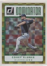 2017 Panini Donruss Dominators Gold 66/99 Corey Kluber #D-14 no9