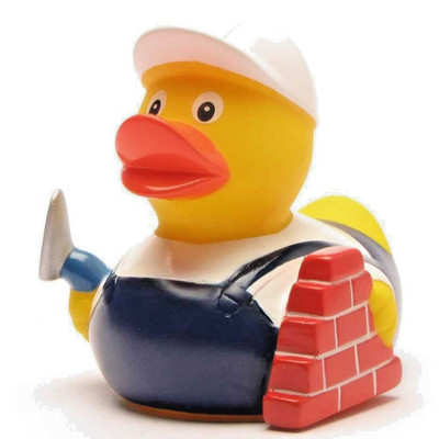 Brick Layer / Mason Rubber Ducky Large - Jeep Ducking - FAST US Shipper