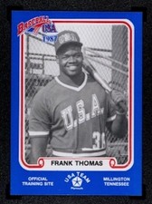 1987 Baseball USA Millington Complete Sealed Set. Frank Thomas