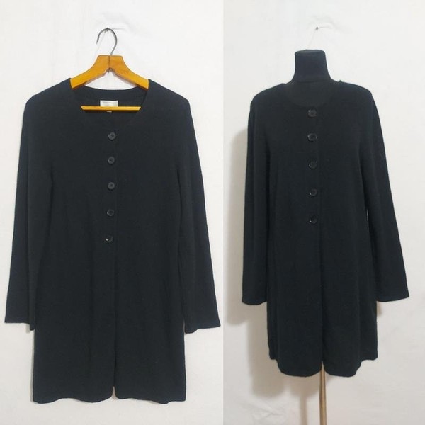 Women Peter Hahn Sweater Black Cashmere 38 / M / #C8E7