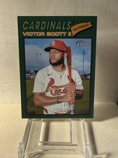 2026 Heritage Victor Scott II Green Border #318 Cardinals