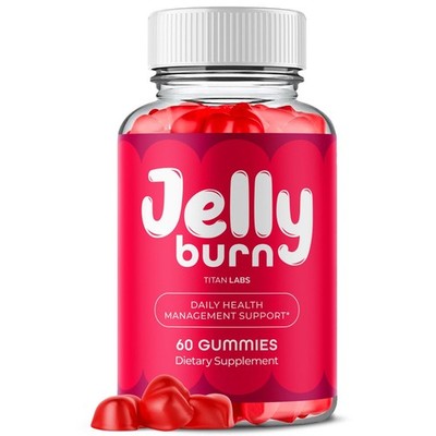(1 Pack) Jelly Burn ACV Gummys 1000MG JellyBurn Vitamin Supplement 60 Gummies