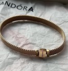 Original Pandora Armband Rosegold Reflexions Mesh 17,5 cm