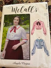 McCalls Adult WOMENS VICTORIAN BLOUSE-TOP-WOMENS PLUS SIZE 12-20