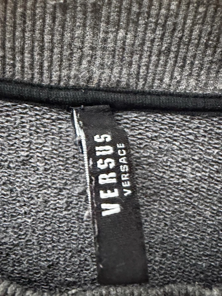 Versus Versace Women’s Sweatshirt Jumper Grey Lion Head Studs Large L - Image 3 of 4